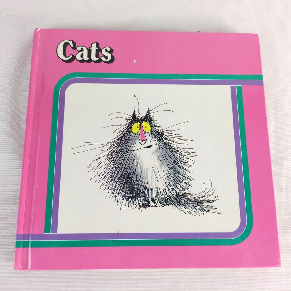 CATS by Herbert I Kavet 1992 Hardcover Book Illust Martin Riskin Ivory Tower Pub